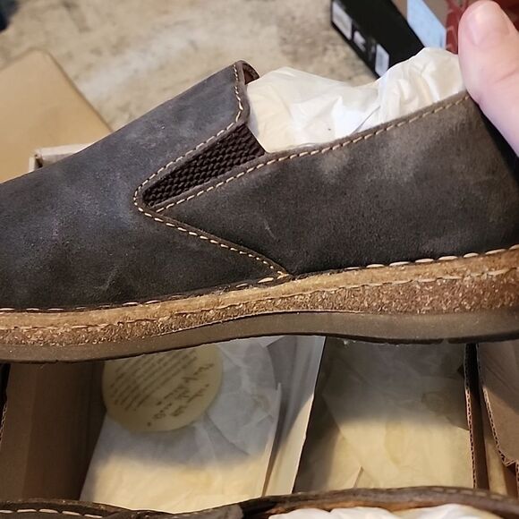 Born Black Slip-On Loafers with Stitched Sole - Picture 4 of 13